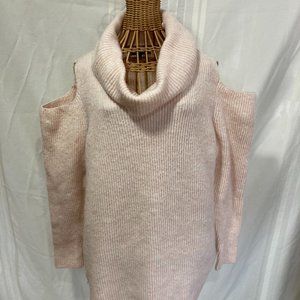 PLUS SIZE LANE BRYANT OPEN SHOULDER SWEATER w/ COW NECK